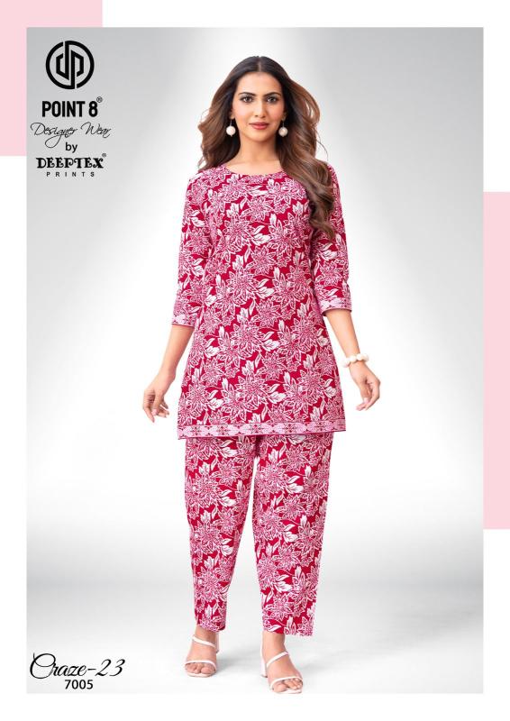 Deeptex craze vol-7 coord set wholesale for women